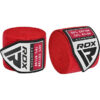 Бинти для боксу RDX WX Professional Boxing Hand Wraps Red (4.5м.)