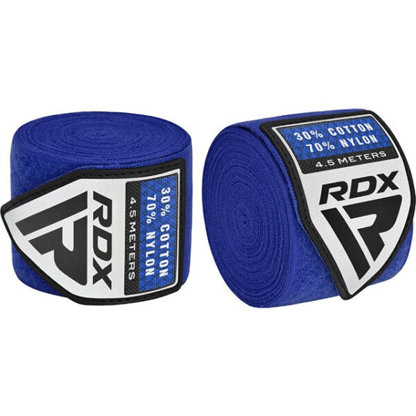 Бинти для боксу RDX WX Professional Boxing Hand Wraps Blue (4.5м.)