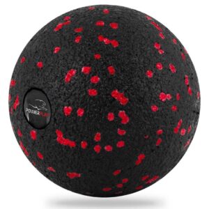 Масажний м'яч PowerPlay PP-4350 Epp Massage Ball (d8) Чорно/Червоний