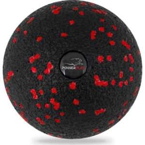 Масажний м'яч PowerPlay PP-4350 Epp Massage Ball (d8) Чорно/Червоний