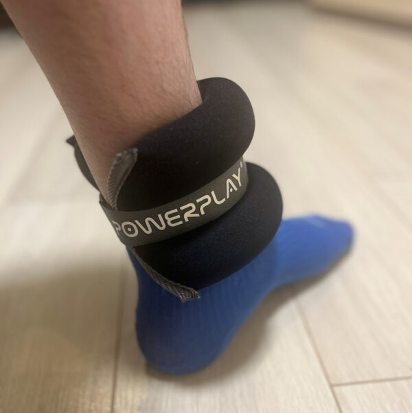 Обважнювачі-манжети для ніг та рук PowerPlay PP-4349 Ankle/Wrist Weights (2шт.*0.5 kg) (пара) Чорні