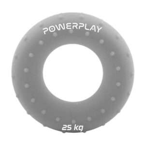 Еспандер кистьовий силіконовий PowerPlay PP-4338 Hand Grip Large 25 кг. Сірий