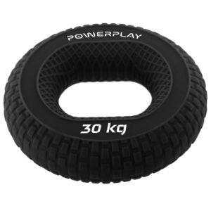 Еспандер кистьовий силіконовий PowerPlay PP-4333 Hand Grip Hard 30 кг. Чорний