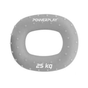 Еспандер кистьовий силіконовий PowerPlay PP-4337 Hand Grip Large 25 кг. Сірий