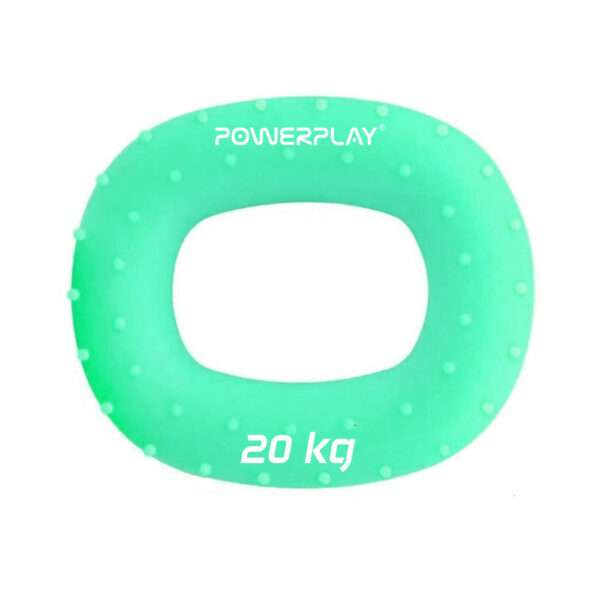 Еспандер кистьовий силіконовий PowerPlay PP-4337 Hand Grip Medium 20 кг. Зелений