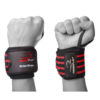 Кистьові бинти PowerPlay 3081 Gym WristT Wraps Чорно-Червоні