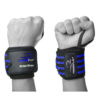 Кистьові бинти PowerPlay 3081 Gym WristT Wraps Чорно-Сині