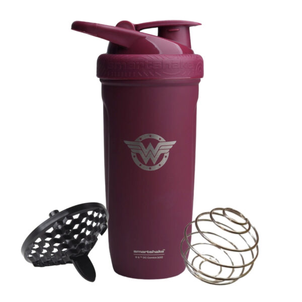 Шейкер спортивний SmartShake Reforce 900ml Wonder Women