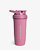 Шейкер спортивний SmartShake металевий Reforce Stainless Steel 30oz/900ml Deep Rose