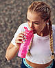 Шейкер спортивний SmartShake Slim 500ml Neon Pink