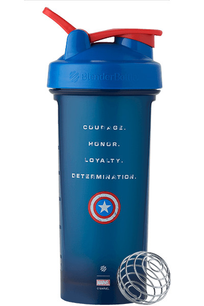 Шейкер спортивний BlenderBottle Classic Loop PRO 28oz/820ml Marvel Capitan Amerika (600557)