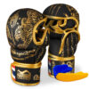 Рукавиці для ММА Phantom Muay Thai Black Gold S/M (капа в подарунок)