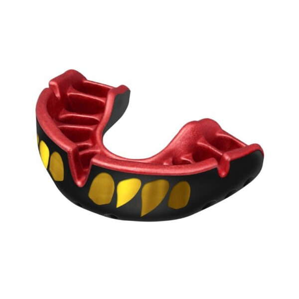 Капа OPRO Gold доросла (вік 11+)  JAWS Black/Red (art.102504011)