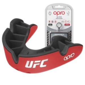 Капа OPRO Silver UFC дитяча (вік до 10) Red/Black (ufc.102515002)