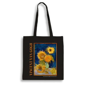 Екошопер BookOpt BK4096 Van Gogh Six Sunflowers  чорний