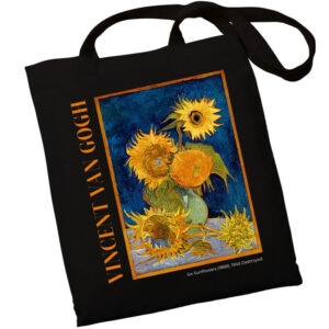 Екошопер BookOpt BK4096 Van Gogh Six Sunflowers  чорний