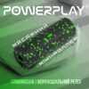 Масажний ролик (роллер) гладкий PowerPlay PP-4346 Mini EPP Foam Roller Чорно/Зелений (15x5