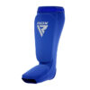 Захист гомілки та стопи RDX Shin Instep Foam Blue/White L