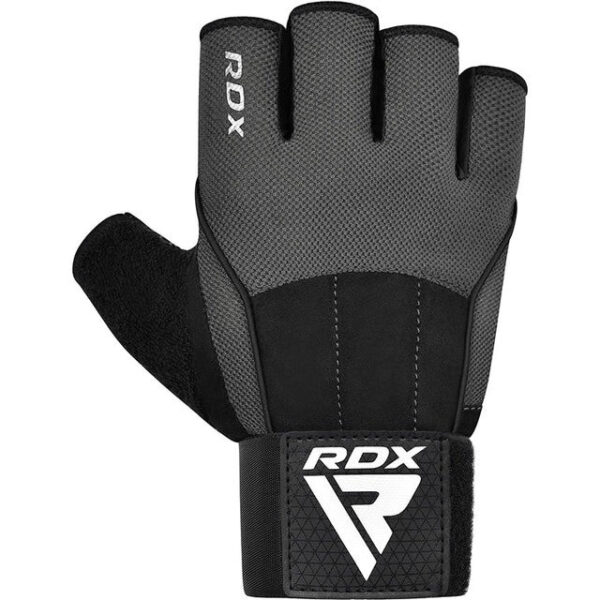 Рукавички для фітнесу RDX W3 GREY WITH EVA PADDING-L