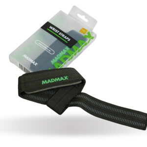 Лямки для тяги MadMax MFA-269 Non slide & slip wrist straps Black